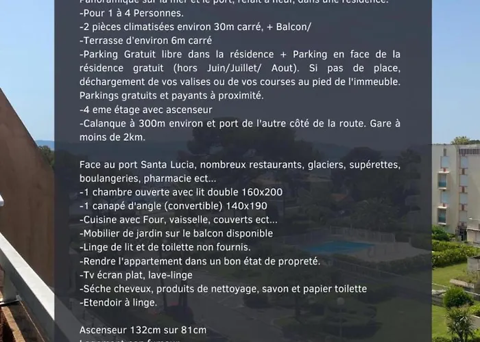 Lägenhet Vue Port Santa Lucia Saint-Raphaël